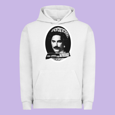 God Save The Quen King Music Urban Hoodie Designed By Pixelwave