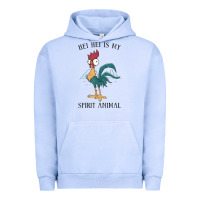 Pigment Grape Ice Moana Hei Hei Is My Spirit Animal Portrait Urban Hoodie - PixelWave