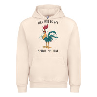 Sandshell Moana Hei Hei Is My Spirit Animal Portrait Urban Hoodie - PixelWave