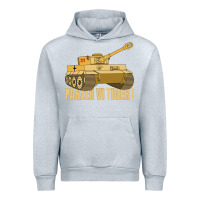 Heather Grey panzer vi tiger i tank gift ww2 german army tanks Urban Hoodie - Craftify