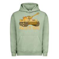Pigment Oil Green panzer vi tiger i tank gift ww2 german army tanks Urban Hoodie - Craftify