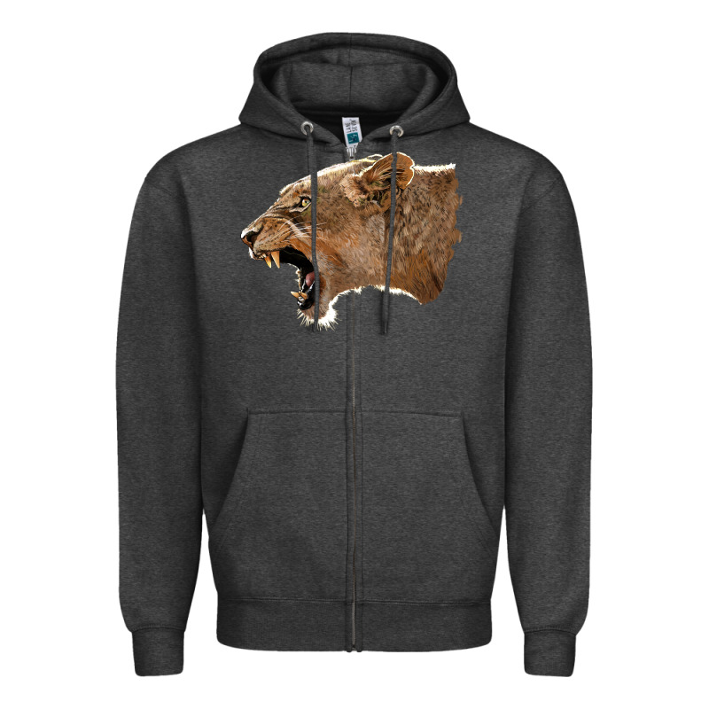 Puma Head Zipper Hoodie by LillyAllenDesigns | Teevron