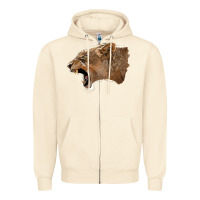 Sandshell Puma Head Zipper Hoodie - LillyAllenDesigns