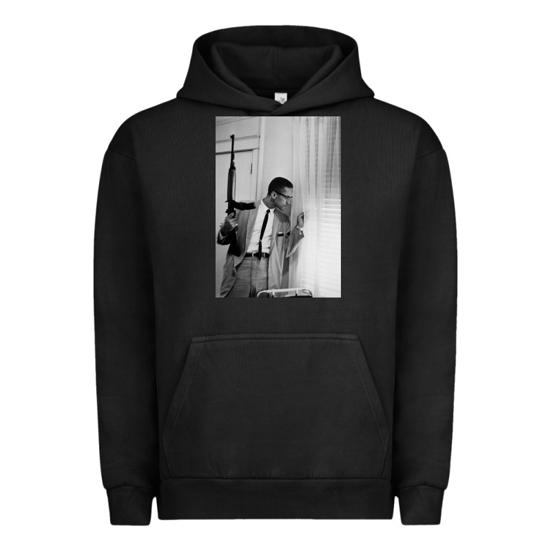 Malcolm X Urban Hoodie by Craftify | Teevron
