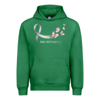 Emerald pretty white ribbon support lung cancer awareness t shirt Urban Hoodie - Craftify