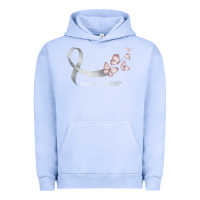 Pigment Grape Ice pretty white ribbon support lung cancer awareness t shirt Urban Hoodie - Craftify