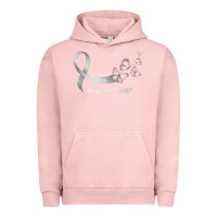 Pigment Salmon pretty white ribbon support lung cancer awareness t shirt Urban Hoodie - Craftify