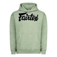 Pigment Oil Green Fairtex Combat Sport Style Black Urban Hoodie - Craftify