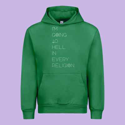 I'm  Going To  Hell In  Every  Religion Urban Hoodie Designed By Craftify