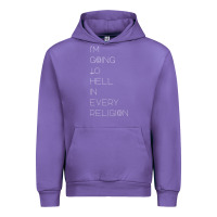 Tulip i'm  going to  hell in  every  religion Urban Hoodie - Craftify
