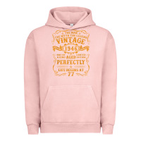 Pigment Salmon vintage 1946 the man myth legend 77 year old birthday gifts Urban Hoodie - trangStudio