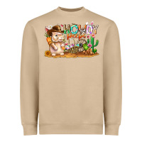 Mushroom Easter Howdy Peeps Bunny Heavyweight Sweatshirt - CowhideDigitalArt