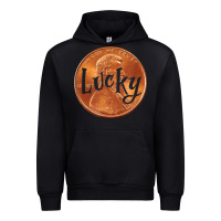 Cute Good Luck Gift - Lucky Penny Urban Hoodie | Teevron