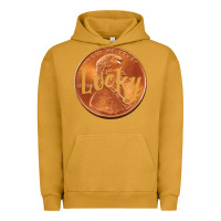 Pigment Peanut Butter Cute Good Luck Gift - Lucky Penny Urban Hoodie - Craftify