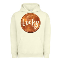 Pigment Pistachio Cute Good Luck Gift - Lucky Penny Urban Hoodie - Craftify