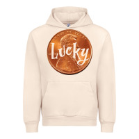 Sandshell Cute Good Luck Gift - Lucky Penny Urban Hoodie - Craftify