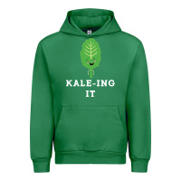 Emerald kaleing it kale art for vegans vegetarians Urban Hoodie - Craftify