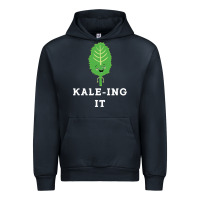 Navy kaleing it kale art for vegans vegetarians Urban Hoodie - Craftify