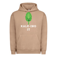 Pigment Burro kaleing it kale art for vegans vegetarians Urban Hoodie - Craftify