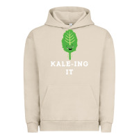 Pigment French Oak kaleing it kale art for vegans vegetarians Urban Hoodie - Craftify
