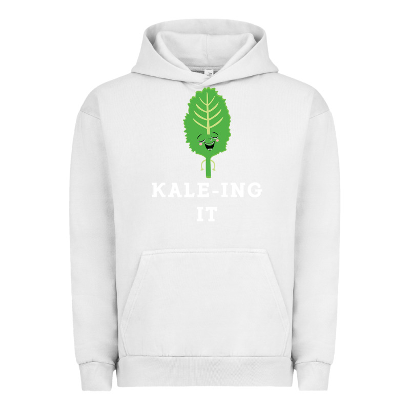 Kaleing It Kale Art For Vegans Vegetarians Urban Hoodie by Craftify | Teevron