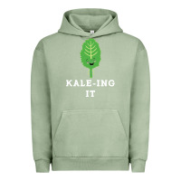 Pigment Oil Green kaleing it kale art for vegans vegetarians Urban Hoodie - Craftify