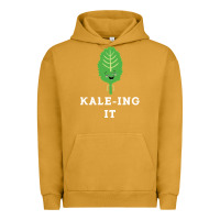 Pigment Peanut Butter kaleing it kale art for vegans vegetarians Urban Hoodie - Craftify