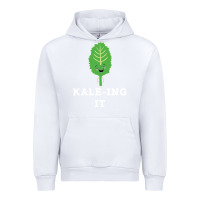 White kaleing it kale art for vegans vegetarians Urban Hoodie - Craftify