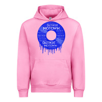 Fuchsia Pink detroit motown record t shirt motown record t shirt Urban Hoodie - Craftify