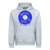 Heather Grey detroit motown record t shirt motown record t shirt Urban Hoodie - Craftify