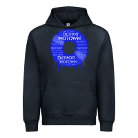 Navy detroit motown record t shirt motown record t shirt Urban Hoodie - Craftify
