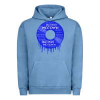 Pigment Pebble Blue detroit motown record t shirt motown record t shirt Urban Hoodie - Craftify