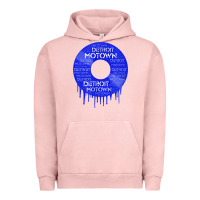 Pigment Salmon detroit motown record t shirt motown record t shirt Urban Hoodie - Craftify