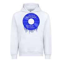 White detroit motown record t shirt motown record t shirt Urban Hoodie - Craftify