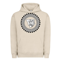 Pigment French Oak blackfeet nation flag   blackfeet Urban Hoodie - Craftify