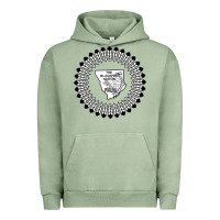 Pigment Oil Green blackfeet nation flag   blackfeet Urban Hoodie - Craftify