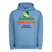 Pigment Pebble Blue Avocados From Mexico Always In Season Classic Sweat Tank Women Classic Urban Hoodie - Craftify