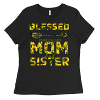 Black Blessed Mom And Sister Ladies Tee - Bettercallsaul