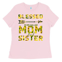 Bubblegum Pink Blessed Mom And Sister Ladies Tee - Bettercallsaul