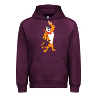 Mauve Wine Frosted Flakes Tony The Tiger T Shirt Urban Hoodie - Craftify