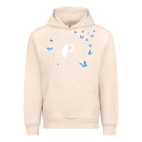 Sandshell yin yang with butterflies ancient chinese yin yang Urban Hoodie - Craftify