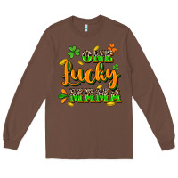Chestnut One lucky Mama St. Patrick's Day Long Sleeve Tee - CowGirlArtShop