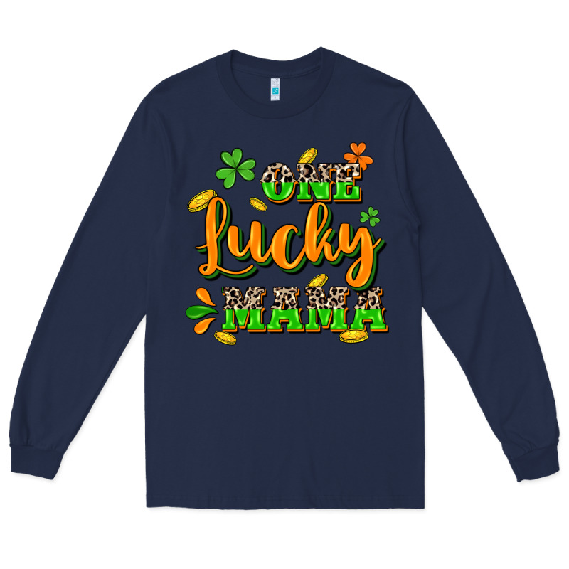 One Lucky Mama St. Patrick's Day Long Sleeve Tee by CowGirlArtShop | Teevron