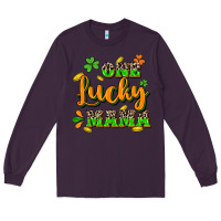 Plum One lucky Mama St. Patrick's Day Long Sleeve Tee - CowGirlArtShop