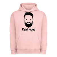 Pigment Salmon Real Man Urban Hoodie - Craftify
