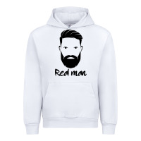 White Real Man Urban Hoodie - Craftify