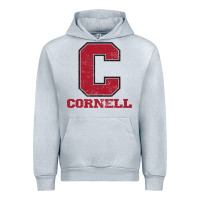 Heather Grey cornell big red Urban Hoodie - Craftify