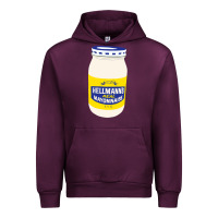 Mauve Wine Mayonnaise Urban Hoodie - Craftify