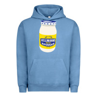 Pigment Pebble Blue Mayonnaise Urban Hoodie - Craftify