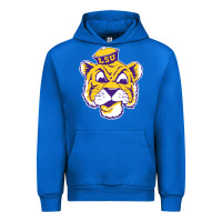 Cobalt Vintage Louisiana State Tiger Mascot Urban Hoodie - Craftify